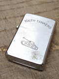 Vtg Unbranded Cigarette Lighter Christmas 1954 Korea 106th Tankers Division Nice