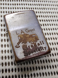 Vtg 1964 Refurbished Sealed Zippo Cigarette Lighter L.A. Grant Gradall Specialty