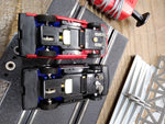 Vtg Artin Firebird Speed Chase Slot Car Set Battery Operated w/Track Cars Work!