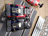 Vtg Artin Firebird Speed Chase Slot Car Set Battery Operated w/Track Cars Work!