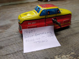 Vtg 1960's Wind Up Tin Toy Train with Key Lithograph Made In West Germany Repair