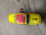 Vtg 1960's Wind Up Tin Toy Train with Key Lithograph Made In West Germany Repair