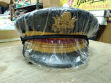 US Army Dress Blues Company Grade Officers Flight Ace Service Hat Rain Cover S 7