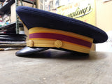 US Army Dress Blues Company Grade Officers Flight Ace Service Hat Rain Cover S 7