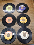 Vtg 6 Pc 45 RPM Record Lot Toto Capt & Tennille H Alpert Raspberries Association