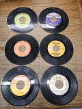 Vtg 6 Pc 45 RPM Record Lot Toto Capt & Tennille H Alpert Raspberries Association