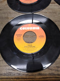 Vtg 6 Pc 45 RPM Record Lot Toto Capt & Tennille H Alpert Raspberries Association