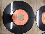 Vtg 6 Pc 45 RPM Record Lot Silvers Partridge Family A Murray Donny & Marie Osmon