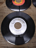 Vtg 6 Pc 45 RPM Record Lot Silvers Partridge Family A Murray Donny & Marie Osmon