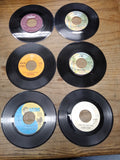 Vtg 6 Pc 45 RPM Record Lot Donny & Marie Osmond Carole King Tom Jones G Baker