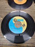 Vtg 6 Pc 45 RPM Record Lot Donny & Marie Osmond Carole King Tom Jones G Baker