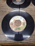 Vtg 6 Pc 45 RPM Record Lot Anne Murray Tom T Hall Loretta Lynn Glenn Campbell