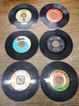 Vtg 6 Pc 45 RPM Record Lot Royal Guardsmen Creedence Clearwater Brooklyn Bridge