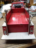 Vtg 1960's Tonka Gas Turbine Pumper Fire Truck Pressed Steel Red w/Ladder & Hose