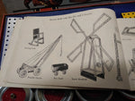 Vtg AC Gilbert Erector Set No 2 1/2 100 Toys In One Original Box with Manual!
