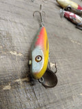 Vtg Shur Strike Paw Paw? Glass Eye Wooden Fresh Water Wiggler Fishing Lure Plug
