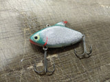 Vtg Heddon Super Sonic Silver Sparkled Fresh Water Fishing Lure