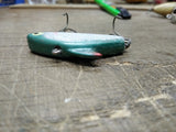 Vtg Heddon Super Sonic Silver Sparkled Fresh Water Fishing Lure