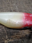 Vtg Creek Chub Streeker Red White Under Water Minnow Fishing Lure
