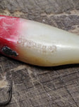 Vtg Creek Chub Streeker Red White Under Water Minnow Fishing Lure