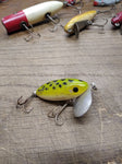 Vtg Fred Arbogast Jitterbug Fishing Lure Plug Fresh Water Floating Top Water