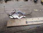 Vtg Heddon Spoon-Y Frog Fishing Lure Pat. Aug 3 26 Fresh Water Metal Treble Hook