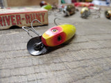 Vtg Heddon River Runt Spook Sinker Fresh Water Fishing Lure with Half Box