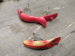Vtg 2 Pc Lot Shurebite Shedevil Wright & McGill Fishing Lure Surface Plugs Pike