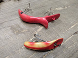 Vtg 2 Pc Lot Shurebite Shedevil Wright & McGill Fishing Lure Surface Plugs Pike