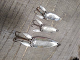 Vtg 3 Piece Lot Marathon Dictator Red and White Fishing Lure Metal Spoons