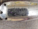 Vtg 3 Piece Lot Marathon Dictator Red and White Fishing Lure Metal Spoons
