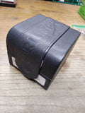 NOS Men's Triumph Motorcycle Quartz Watch White Dial Leather Strap Case Works!