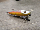 Vtg Shur Strike Paw Paw? Glass Eye Wooden Fresh Water Wiggler Fishing Lure Plug