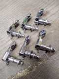 KD 6 In Line Chrome String Tuners Machine Heads Guitar Bass Electric Acoustic