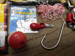 Fishing Tackle Lot Cabela's Power Bait Strike King Hand Line Hooks Ice Cleats