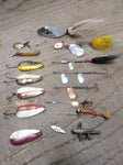 Vtg Fishing Lure Lot Worth Hildebrande Spinners Spoons Jigs Fresh Water Tackle