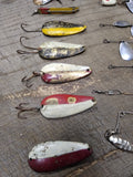 Vtg Fishing Lure Lot Worth Hildebrande Spinners Spoons Jigs Fresh Water Tackle