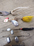 Vtg Fishing Lure Lot Worth Hildebrande Spinners Spoons Jigs Fresh Water Tackle