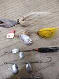 Vtg Fishing Lure Lot Worth Hildebrande Spinners Spoons Jigs Fresh Water Tackle