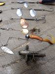 Vtg Fishing Lure Lot Worth Hildebrande Spinners Spoons Jigs Fresh Water Tackle