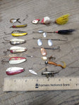 Vtg Fishing Lure Lot Worth Hildebrande Spinners Spoons Jigs Fresh Water Tackle