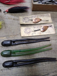 Vtg Fishing Lure Tackle Lot Worth Cortland Spinners Jigs Sinkers Fresh Water