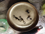 Vtg Fishing Lure Tackle Lot Worth Cortland Spinners Jigs Sinkers Fresh Water