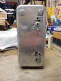 Vtg Priscilla Ware Aluminum Dome Lid Miners Lunch Bucket Eagle Lock Co Stickers