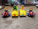 Vtg 4 Piece Lot Sesame Street Playskool Bert Oscar The Grouch Disney