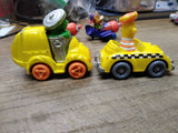 Vtg 4 Piece Lot Sesame Street Playskool Bert Oscar The Grouch Disney