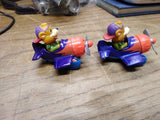 Vtg 4 Piece Lot Sesame Street Playskool Bert Oscar The Grouch Disney
