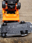 Vtg 7 Pc Lot Diecast Cars Trucks Hasbro Transformer Buddy L Majorette Friction