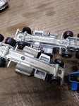 Vtg 7 Pc Lot Diecast Cars Trucks Hasbro Transformer Buddy L Majorette Friction