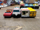 Vtg 12 Pc Matchbox Lot Toy Diecast Cars Trucks School Bus Ambulance Model A Ford